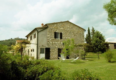 La loggia del casale San Leonardo 